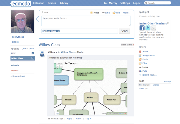 Edmodo Screenshot